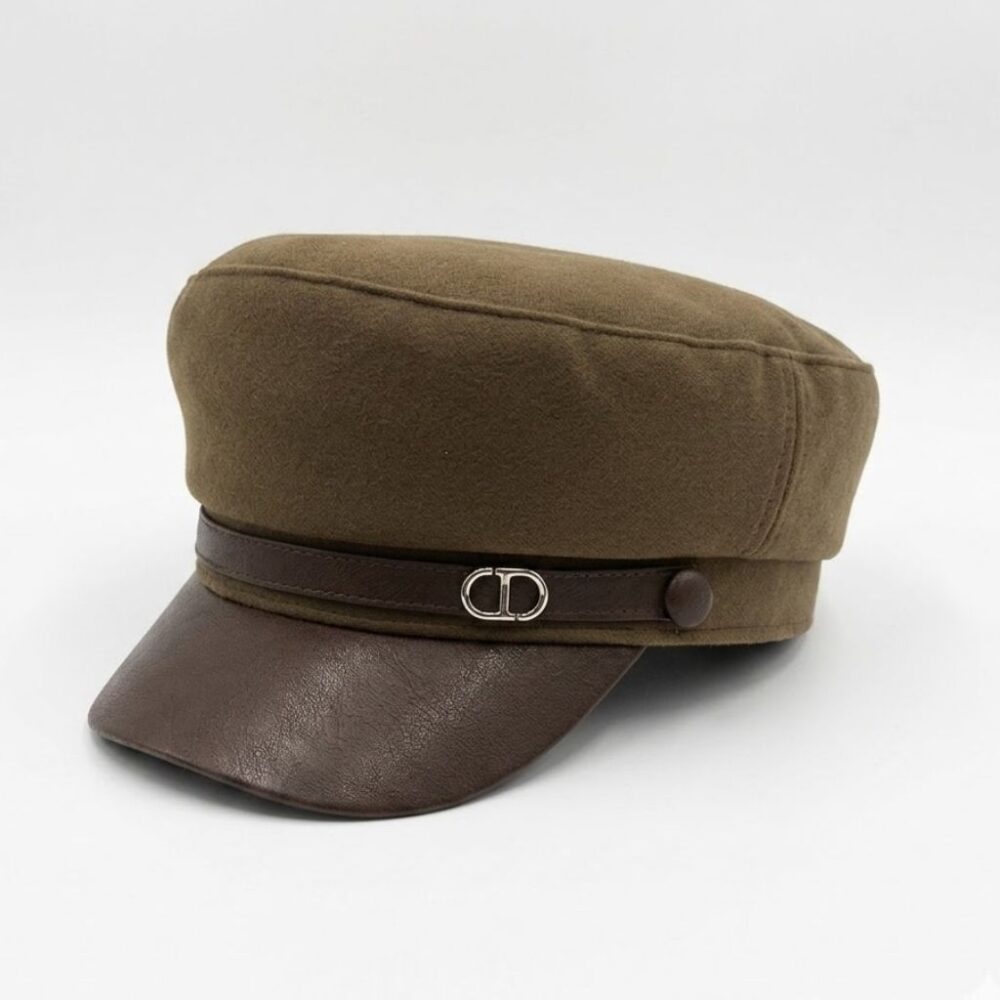 Hermes Vauban Milano Cap Dark Brown