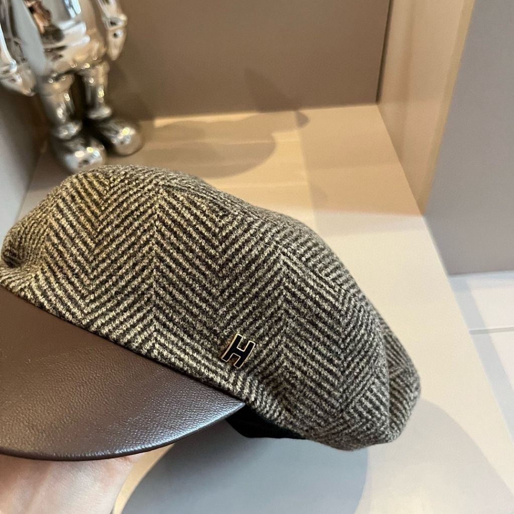 Hermes Vauban Rocabar Cap Dark Brown - Image 6