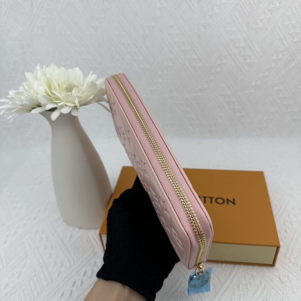 Louis Vuitton Monogram Long Zippy Wallet Pink 19Cm M42616 - Image 4