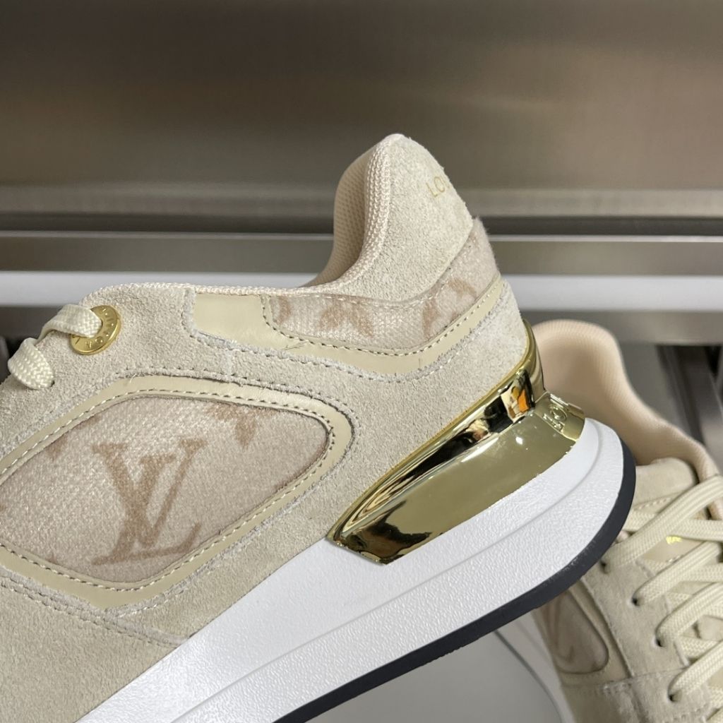 Louis Vuitton Flight Mode Neo Run Away Sneaker Beige 1AIEDU - Image 4