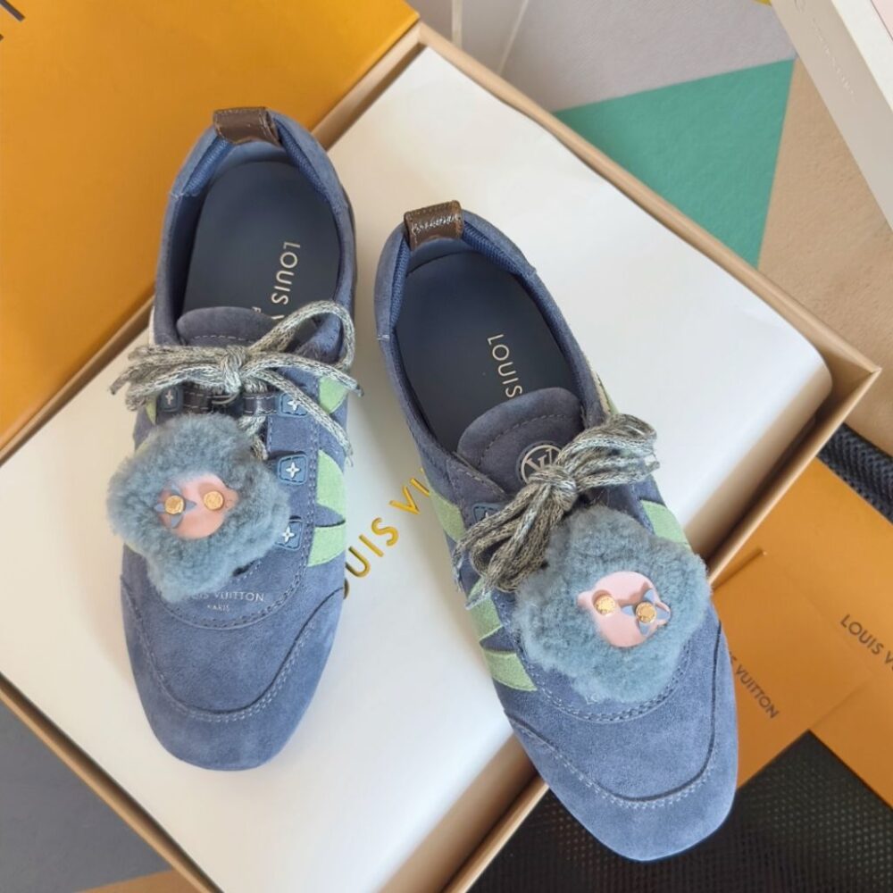 Alternative view of Louis Vuitton LV Sneakerina Blue 1AIVFL