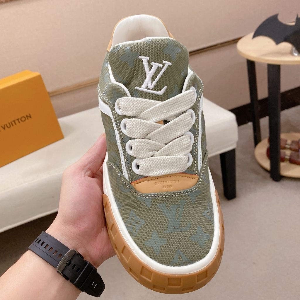 Louis Vuitton LV Tilted Sneaker Green 1AJAMA - Image 4