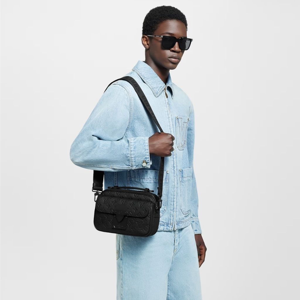 Louis Vuitton S Lock Messenger Black 22Cm M58489 - Image 8