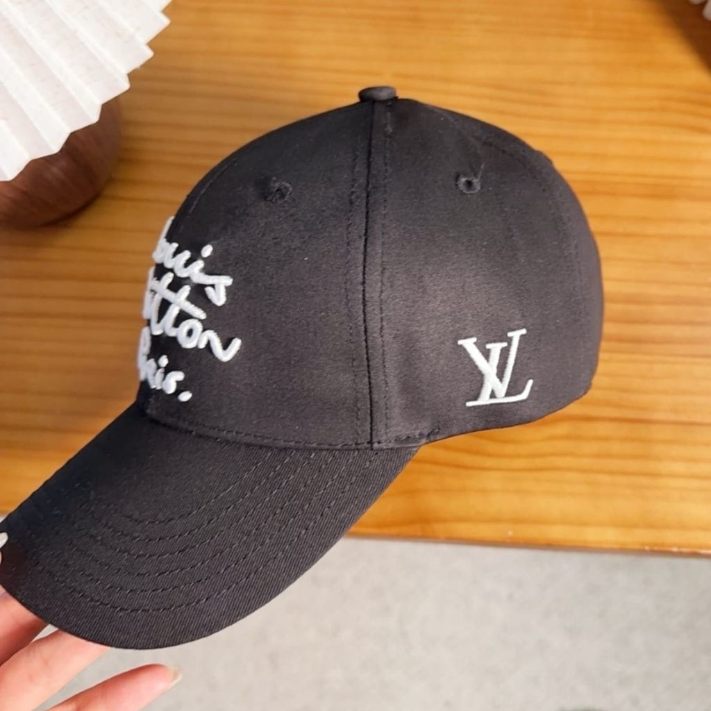 Louis Vuitton Script Cap Black M5187L - Image 3