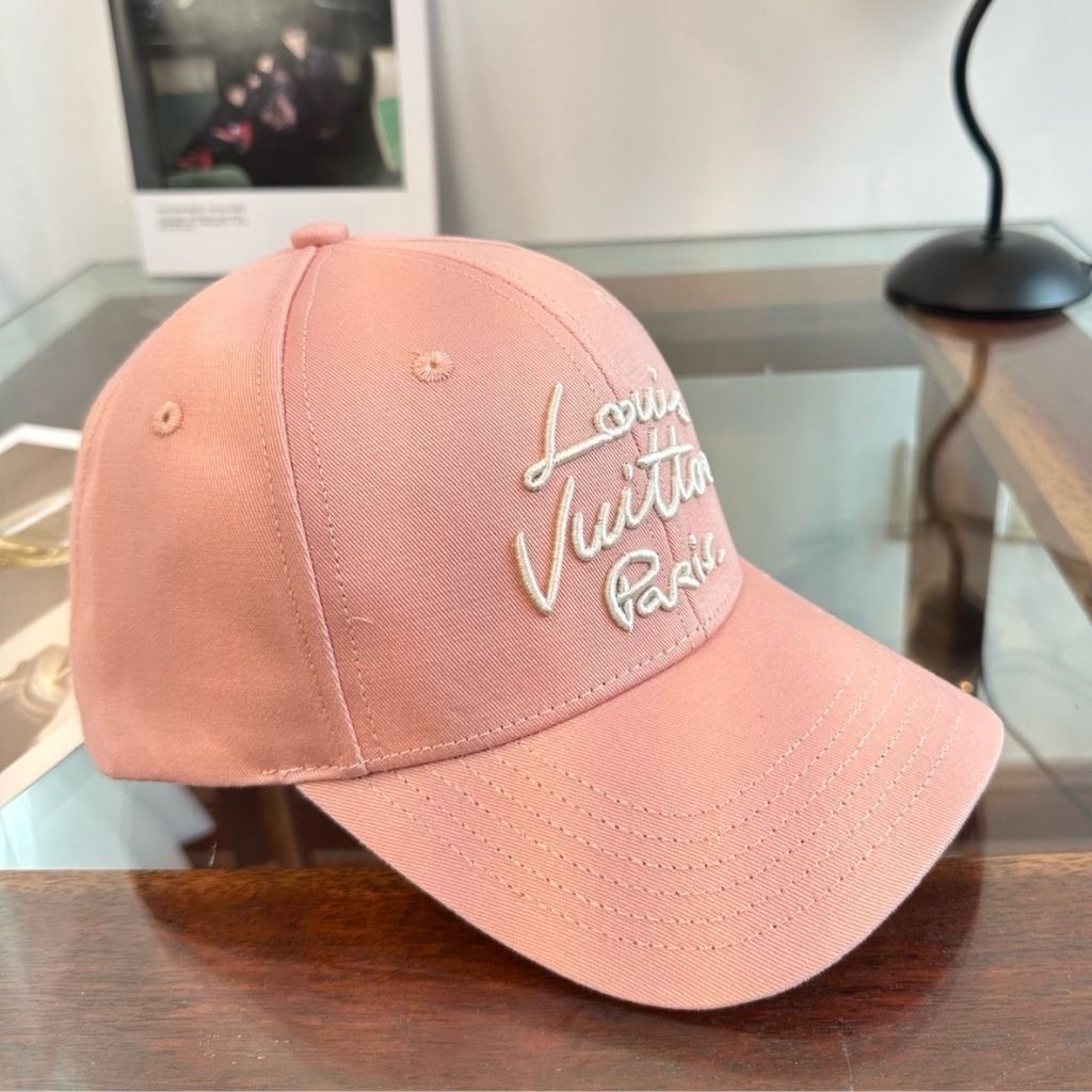 Louis Vuitton Script Pink Cap - Image 3