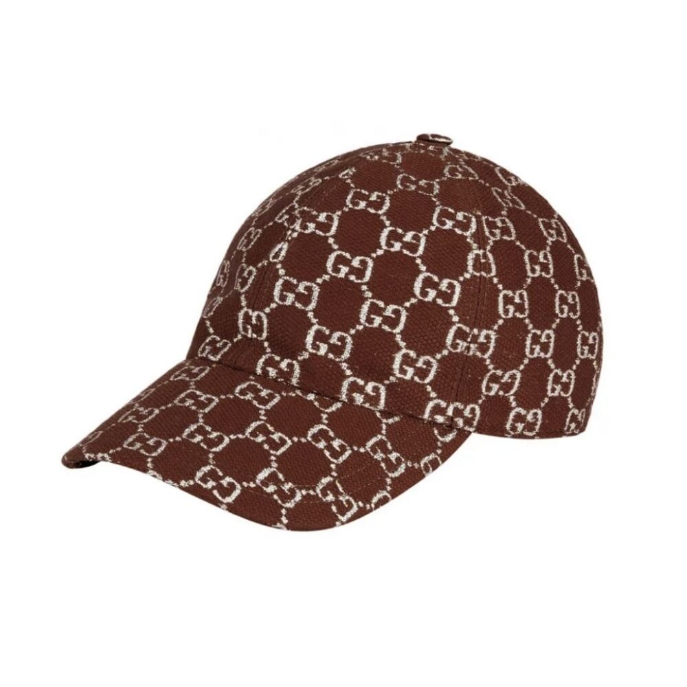 Gucci GG Canvas Baseball Hat Brown