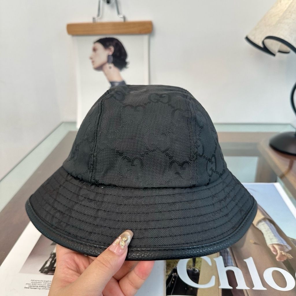 Gucci Reversible GG Canvas Bucket Hat Black 858612 3HBIZ 1079 - Image 2