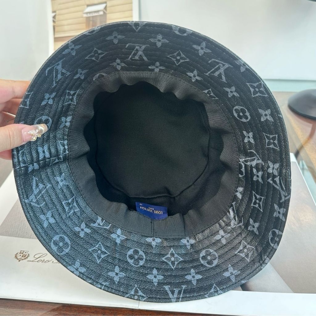 Louis Vuitton Monogram Blast Bucket Hat Black M5273L - Image 4