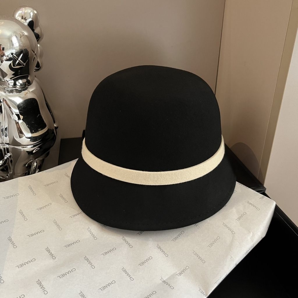 Hermes Wool Basin Bucket Hat Black - Image 3