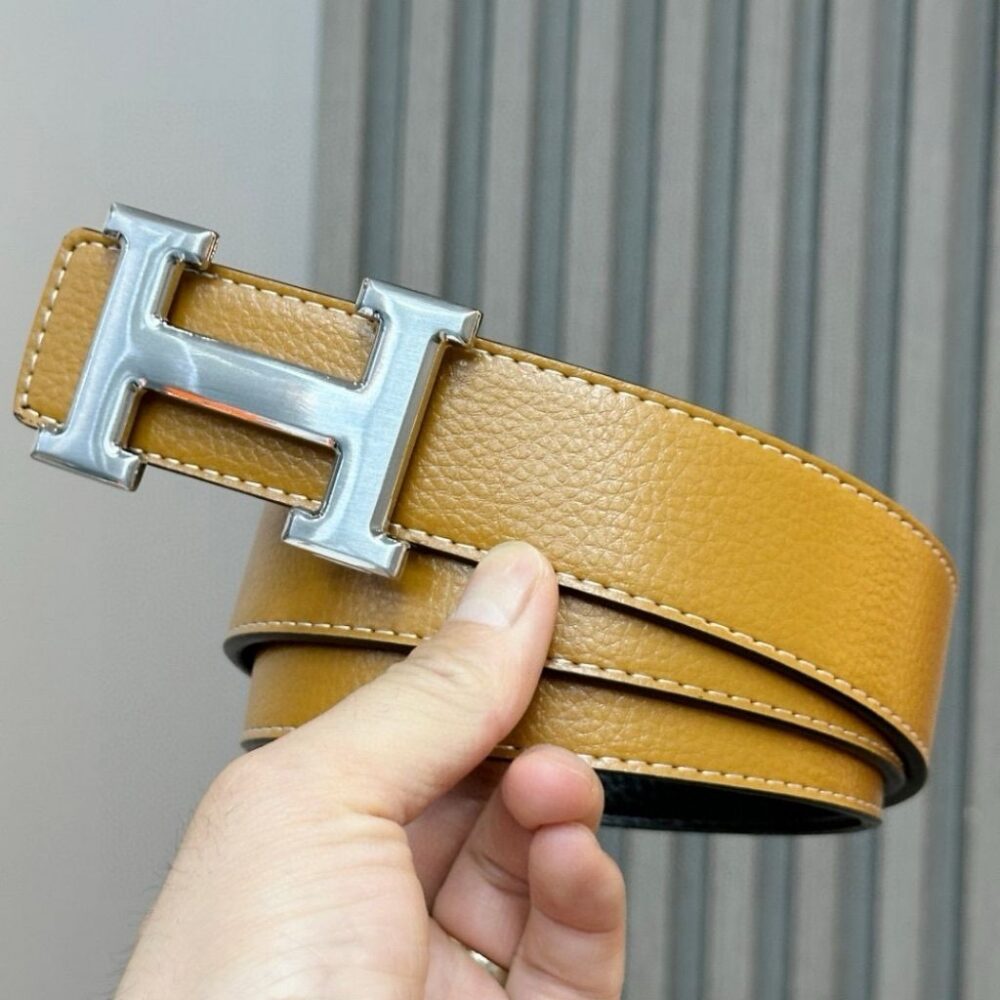 Alternative view of Hermes Constance Belt Buckle And Reversible Leather Strap Brown 38Mm H074562Ck05