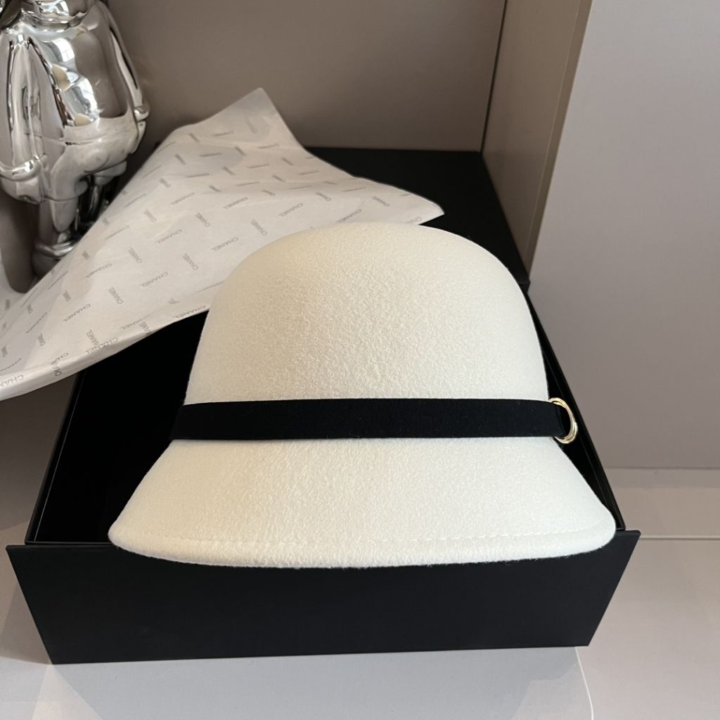Hermes Wool Basin Bucket Hat Light Cream - Image 4