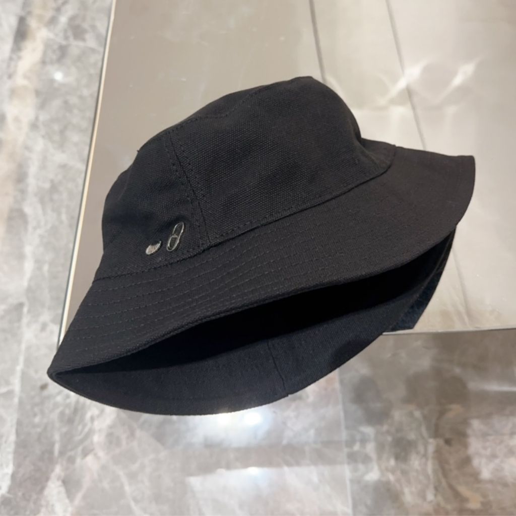 Hermes Milo Panograma Bucket Hat Black H261010N 0157 - Image 4