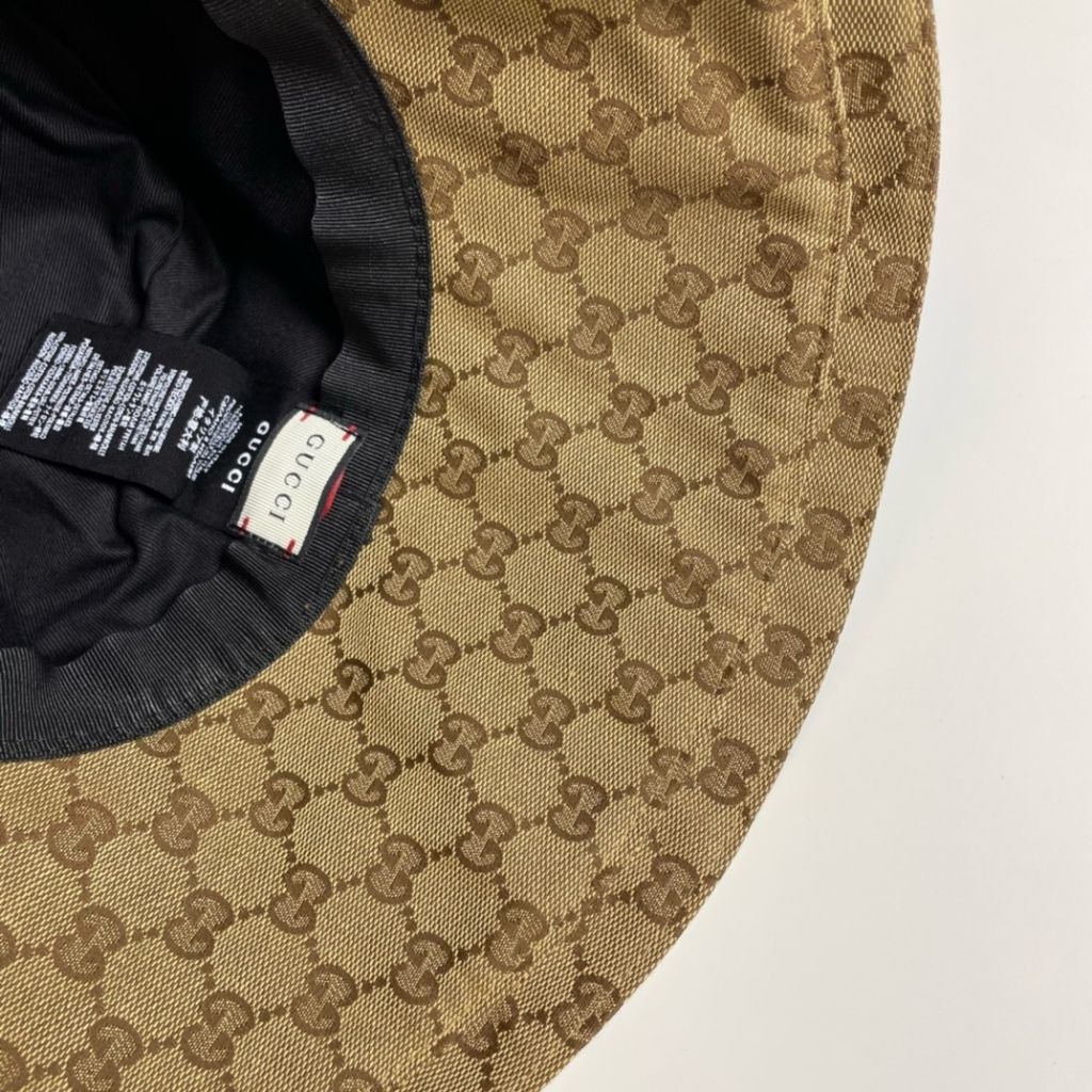 Gucci GG Cotton Canvas Bucket Hat Brown - Image 4