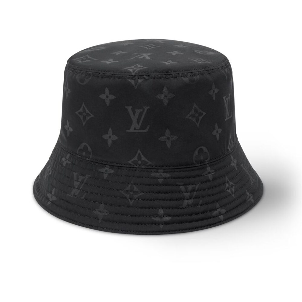Louis Vuitton Monogram Blast Bucket Hat Black M5273L