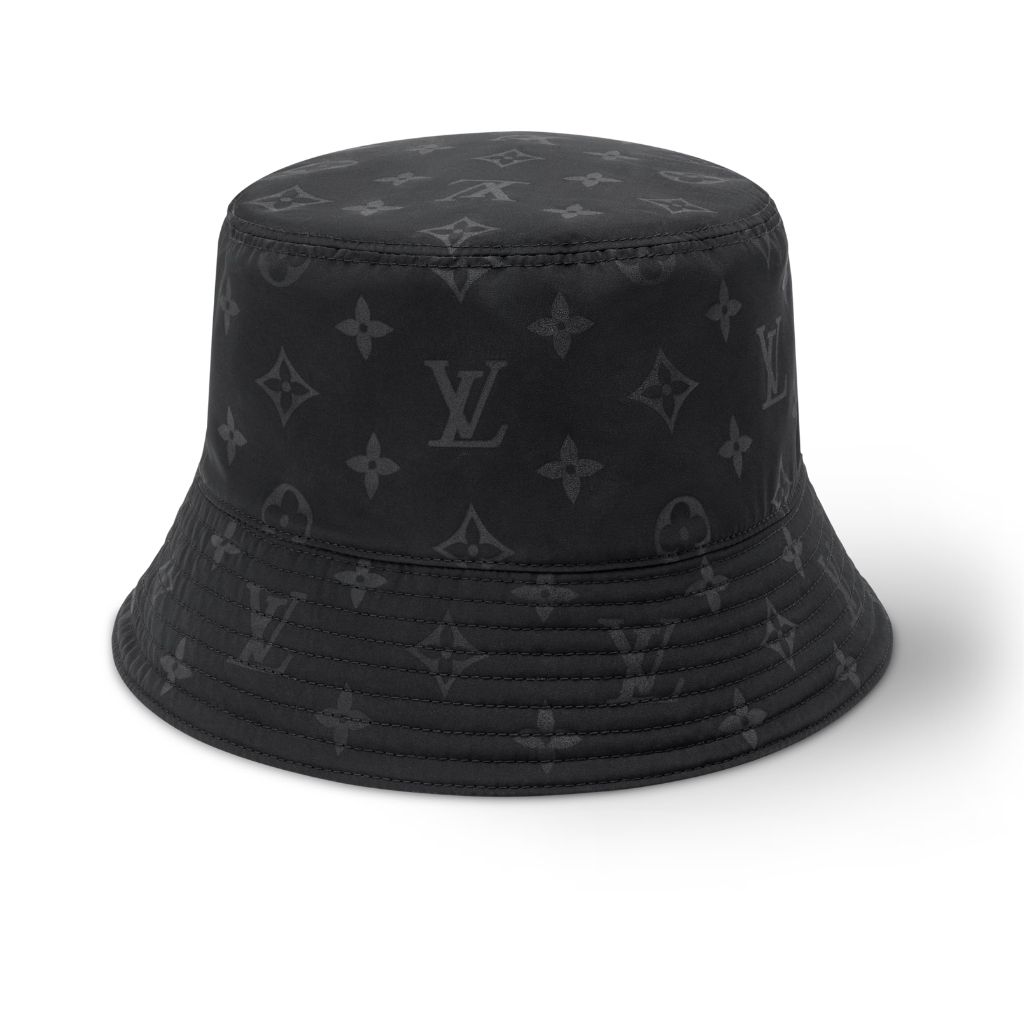 Louis Vuitton Monogram Blast Bucket Hat Black M5273L