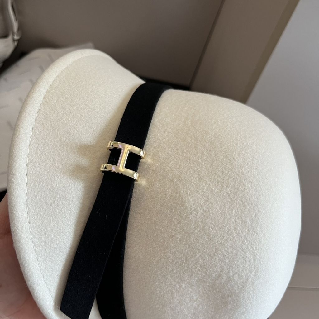 Hermes Wool Basin Bucket Hat Light Cream - Image 5