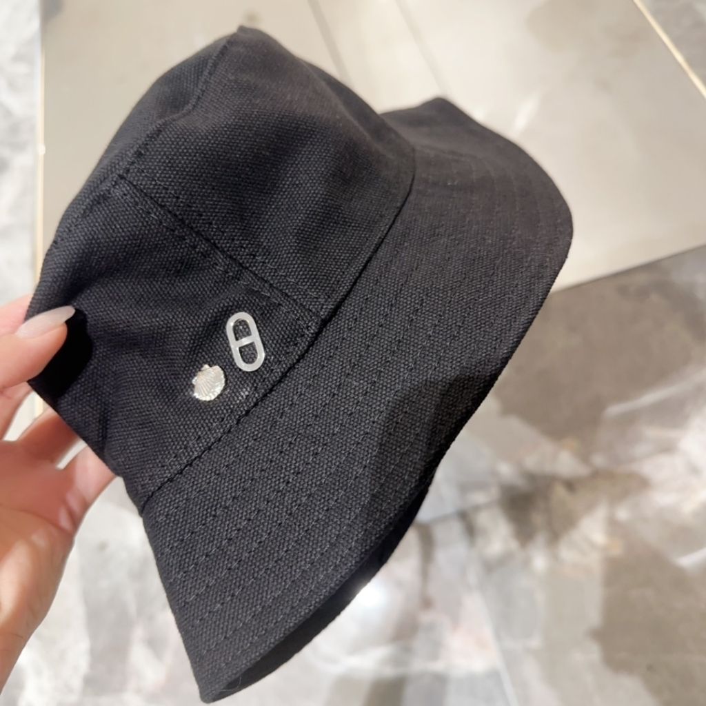 Hermes Milo Panograma Bucket Hat Black H261010N 0157 - Image 5