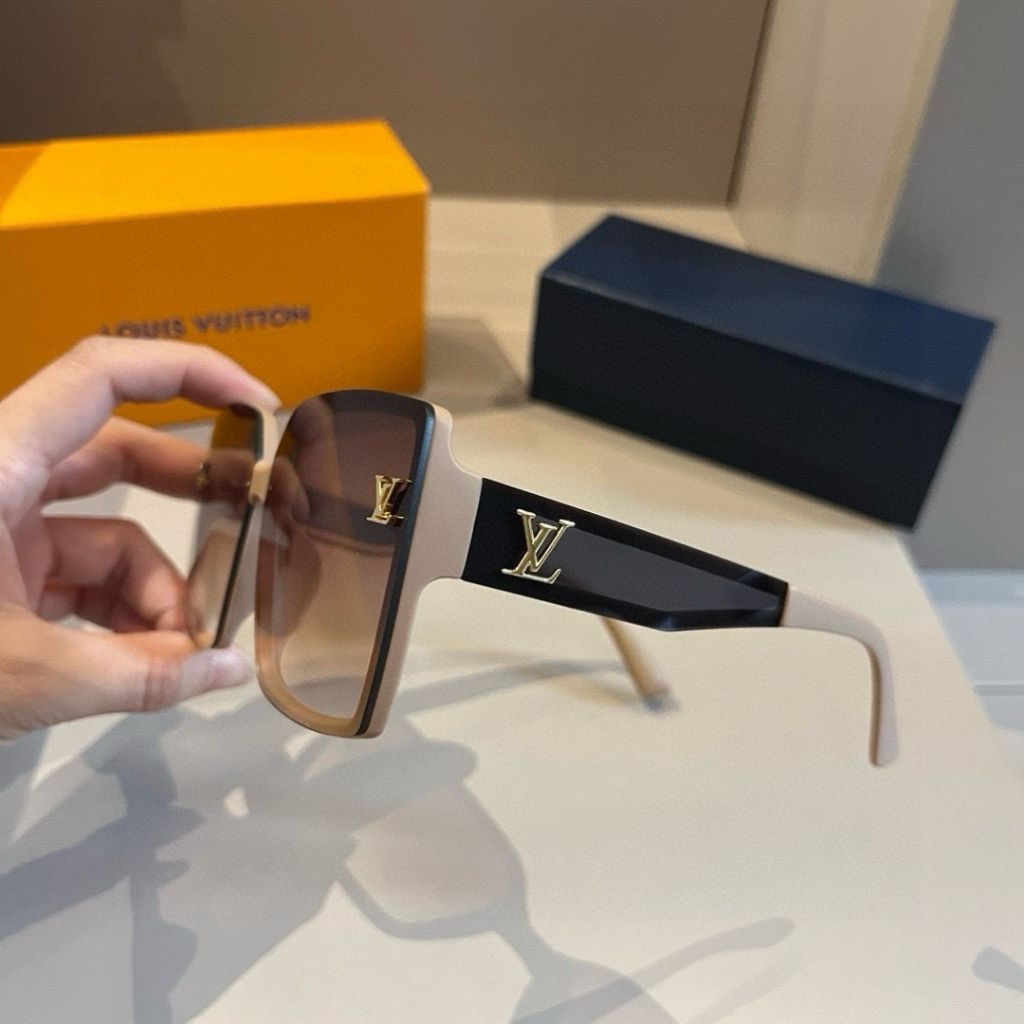 Louis Vuitton Clash Square Sunglasses Light Brown - Image 5