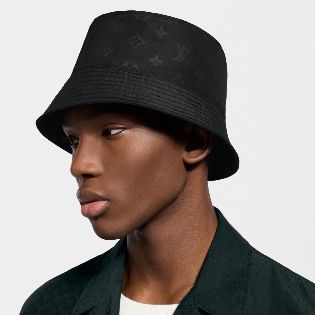 Louis Vuitton Monogram Blast Bucket Hat Black M5273L - Image 6