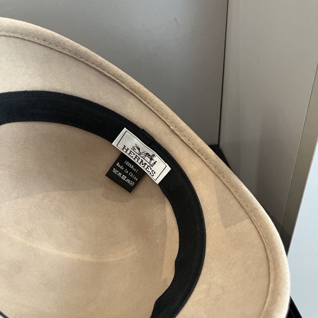 Hermes Wool Basin Hat Light Brown - Image 6