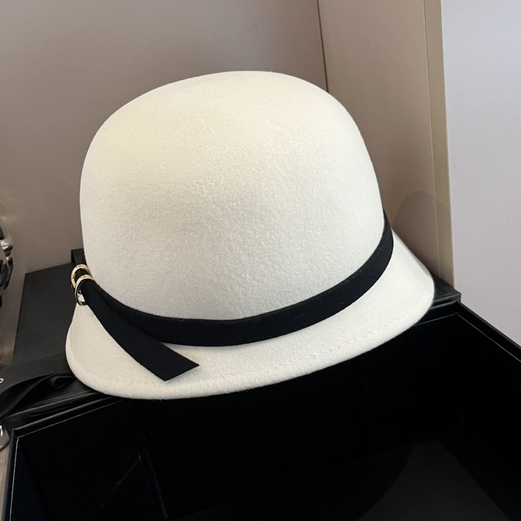 Hermes Wool Basin Bucket Hat Light Cream - Image 6