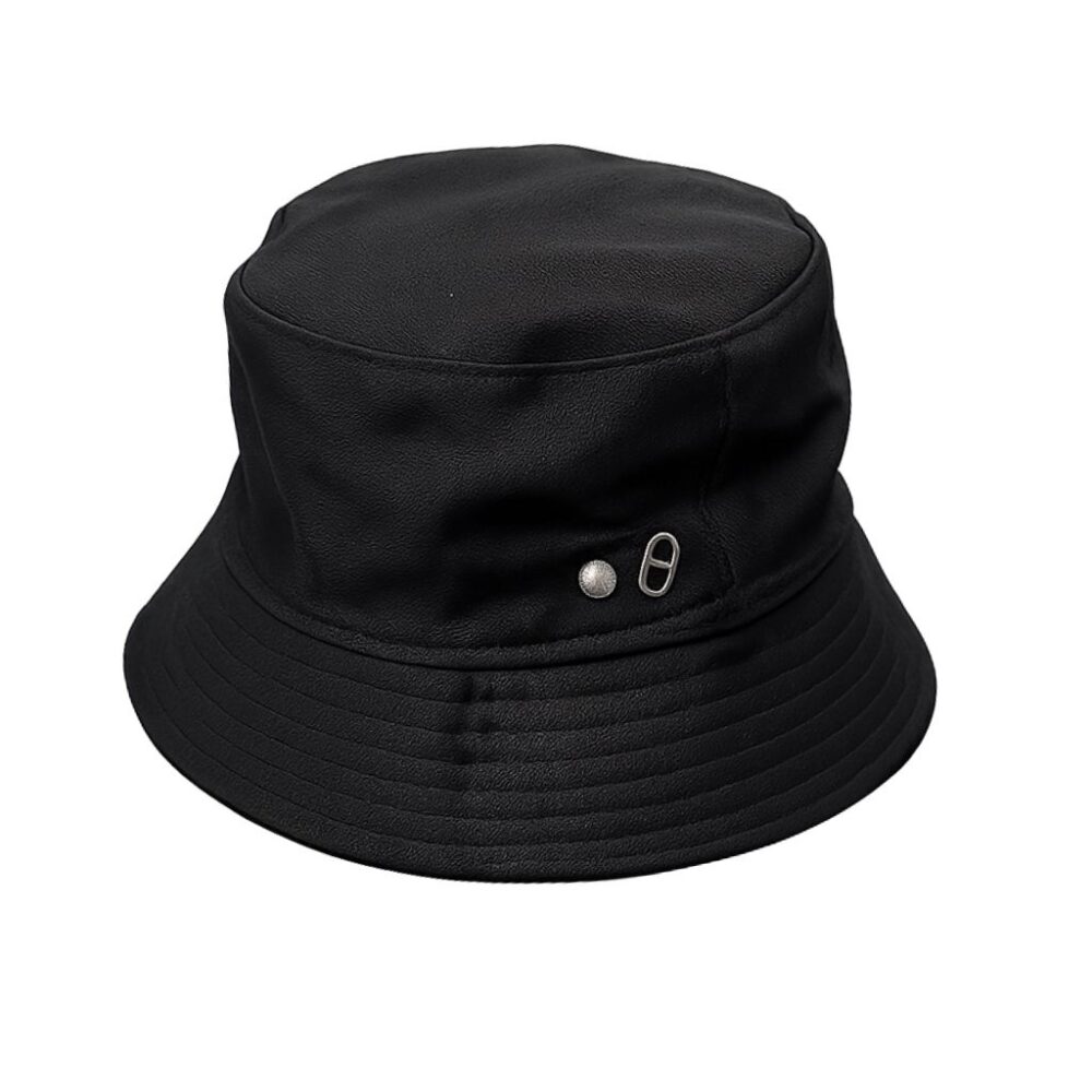 Hermes Milo Panograma Bucket Hat Black H261010N 0157