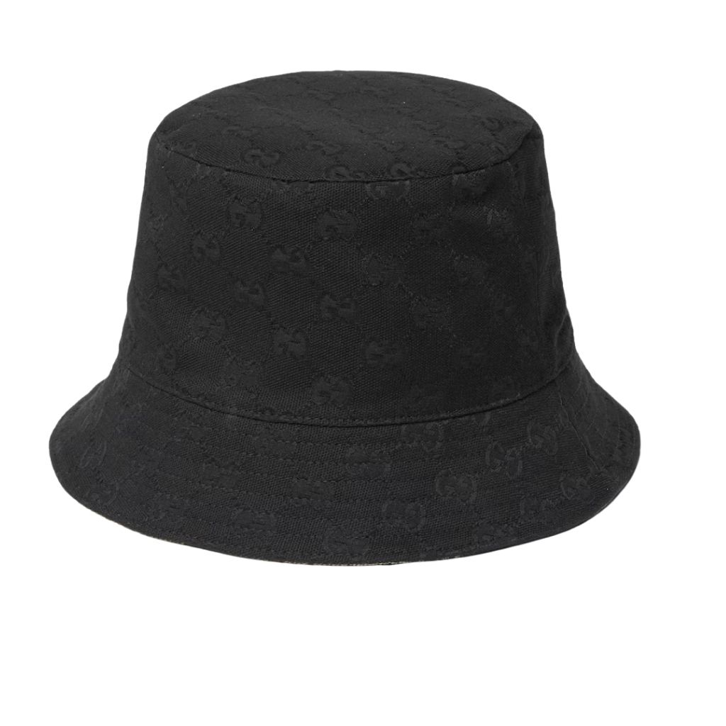 Gucci Reversible GG Canvas Bucket Hat Black 858612 3HBIZ 1079