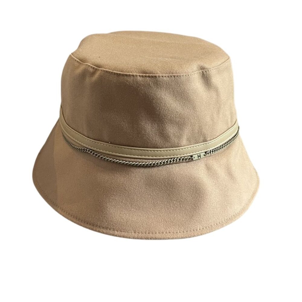 Hermes Milo Linen Bucket Hat Cream H261025N 9857