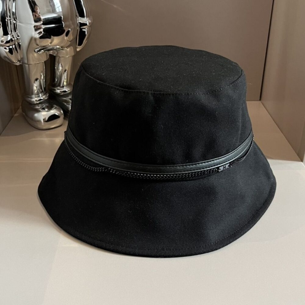 Alternative view of Hermes Milo Linen Bucket Hat Black