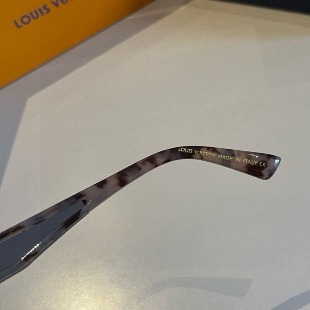 Louis Vuitton Clash Square Sunglasses Brown Monogram Z3148E - Image 7
