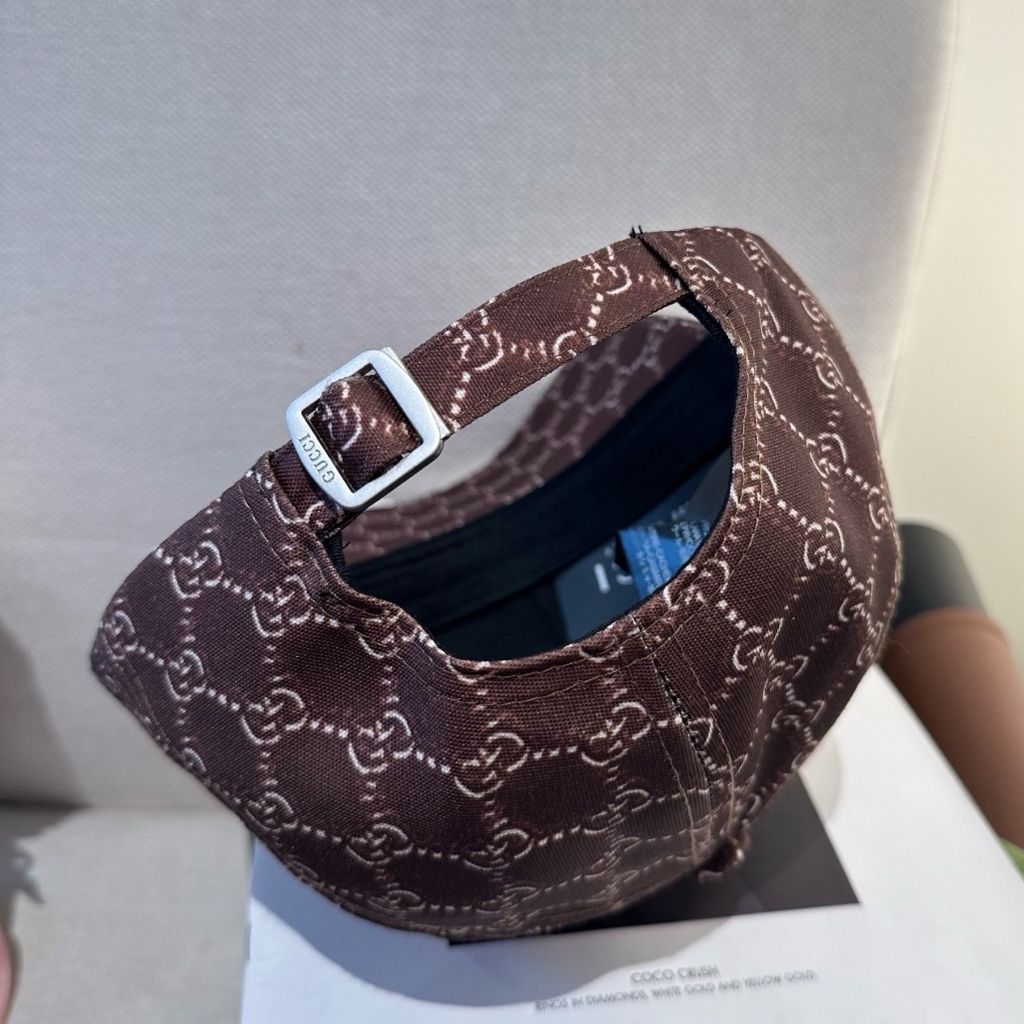 Gucci GG Canvas Baseball Hat Brown - Image 6