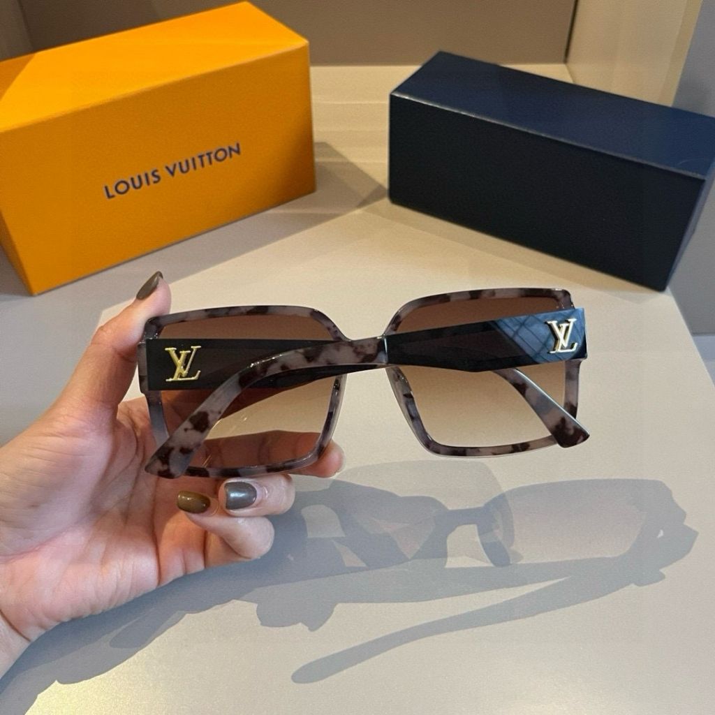 Louis Vuitton Clash Square Sunglasses Brown Monogram Z3148E - Image 4
