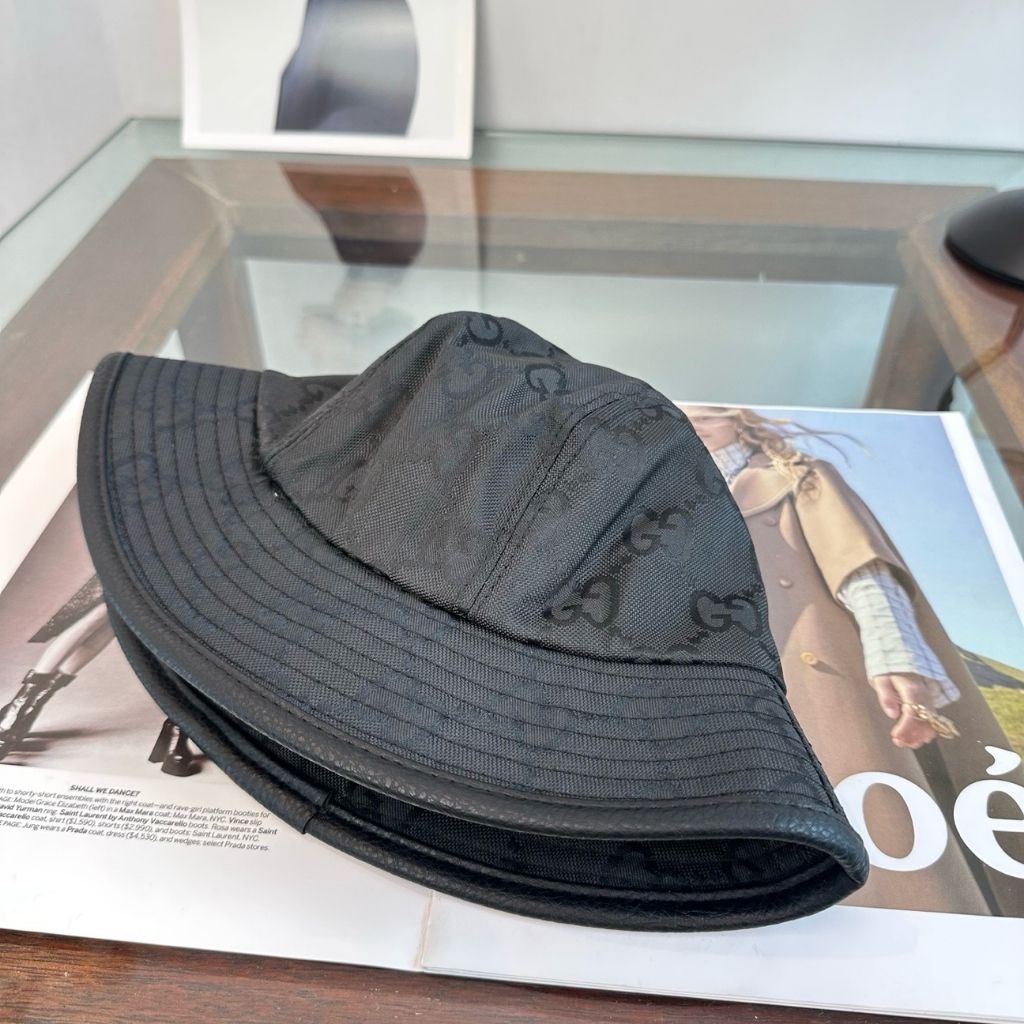 Gucci Reversible GG Canvas Bucket Hat Black 858612 3HBIZ 1079 - Image 7