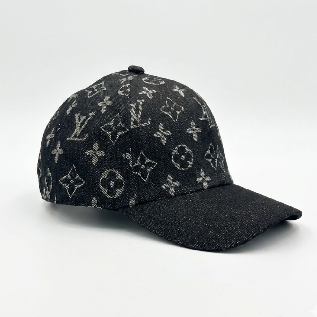 Louis Vuitton Denim Cap Black M5367M