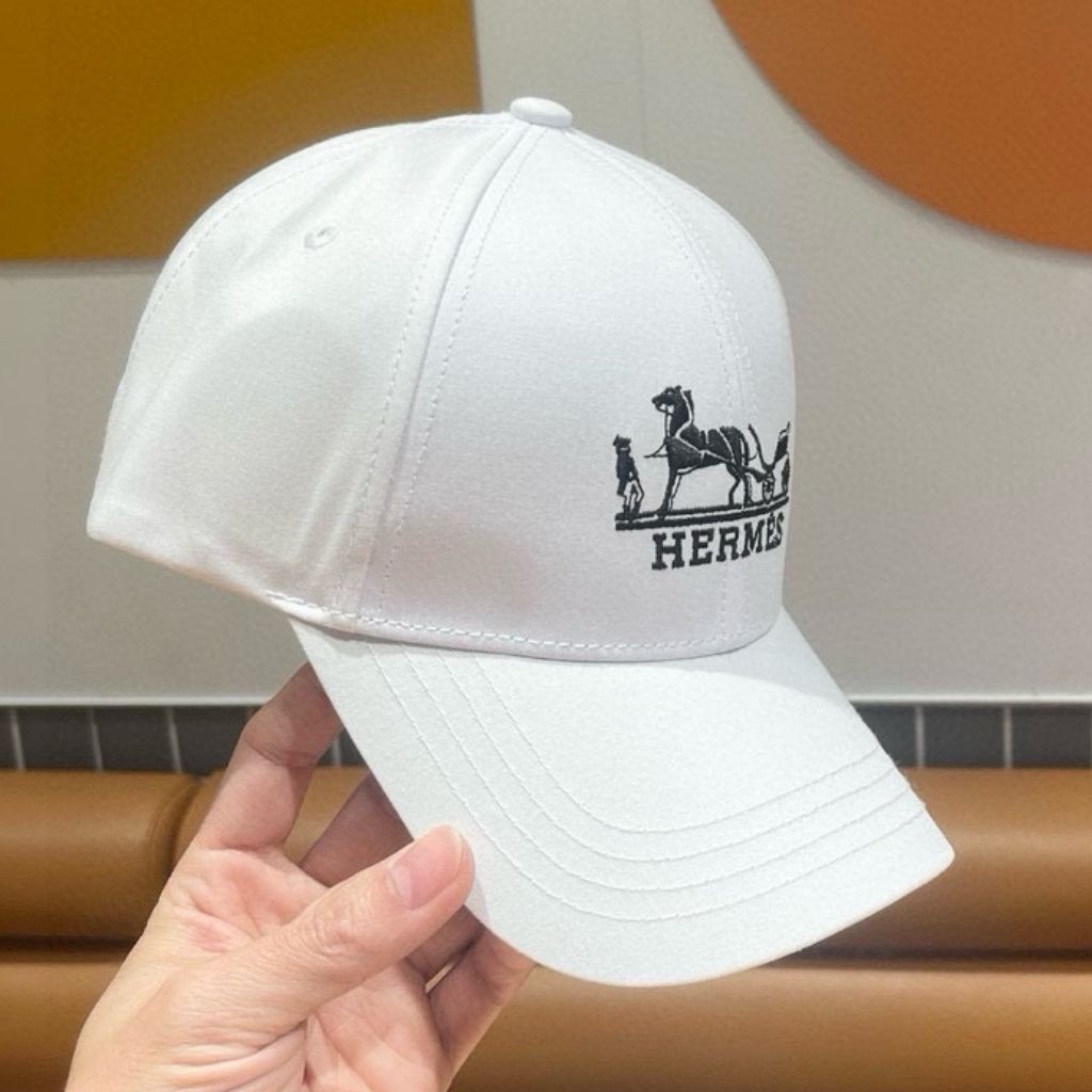 Hermes Nevada H'Cheval Cap White - Image 3