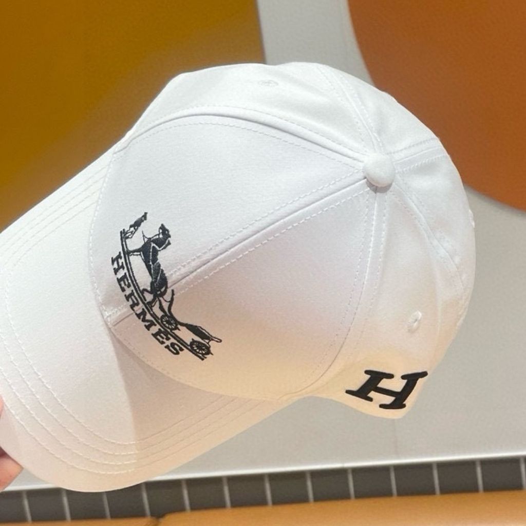 Hermes Nevada H'Cheval Cap White - Image 4