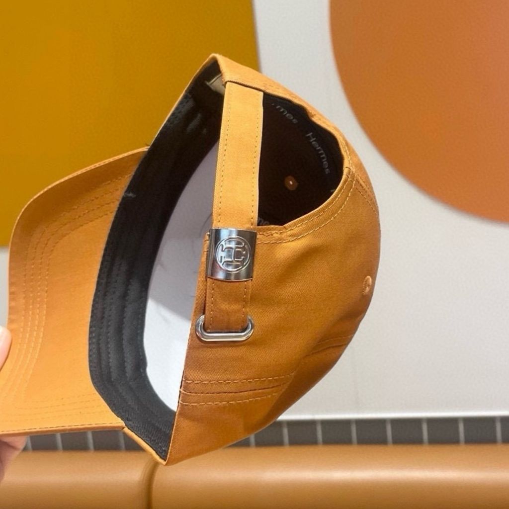 Hermes Nevada H'Cheval Cap Orange - Image 6