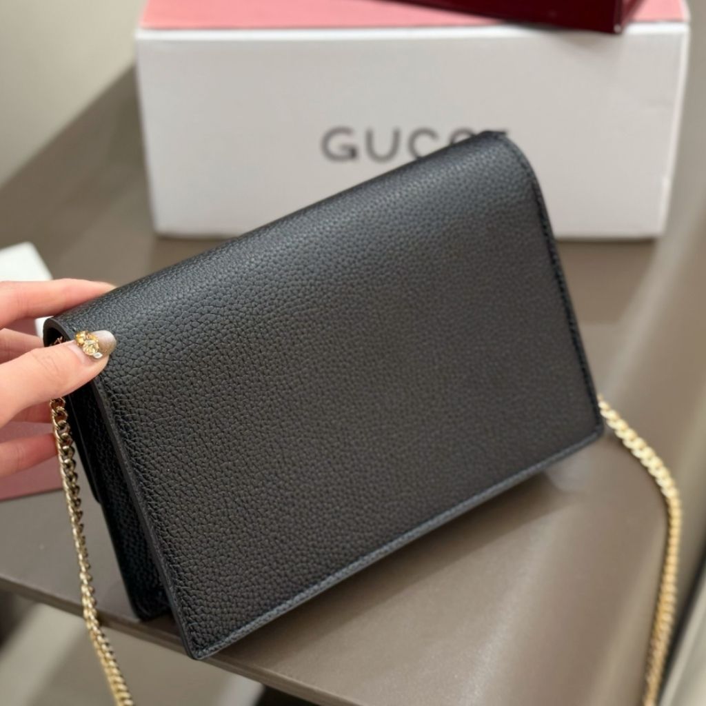 Gucci Softbit Continental Wallet Black Leather 20Cm 828147 AAEAO 1000 - Image 6
