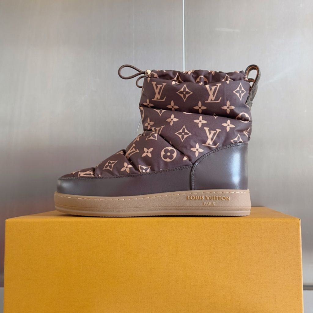Louis Vuitton Ski Cloud Ankle Boot Sneaker Brown 1AIVG3 - Image 4