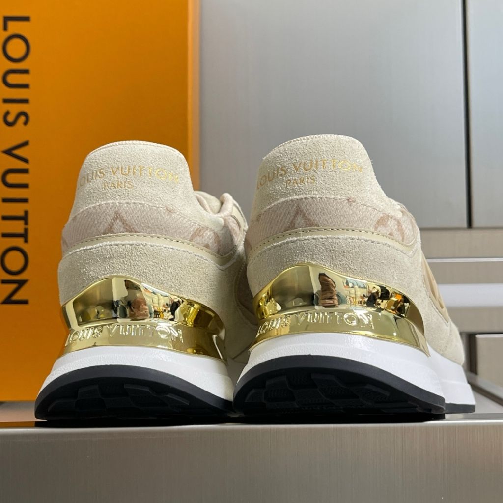 Louis Vuitton Flight Mode Neo Run Away Sneaker Beige 1AIEDU - Image 5