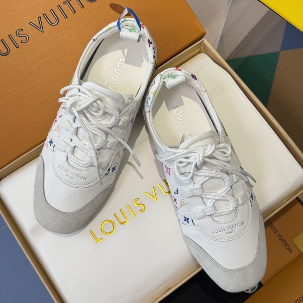 Louis Vuitton x Takashi Murakami LV Sneakerina White 1AJJQJ - Image 3