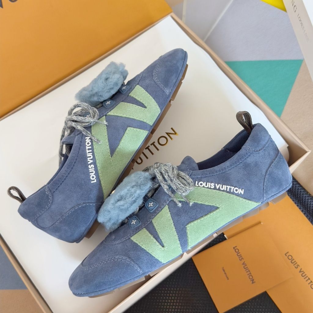 Louis Vuitton LV Sneakerina Blue 1AIVFL - Image 3