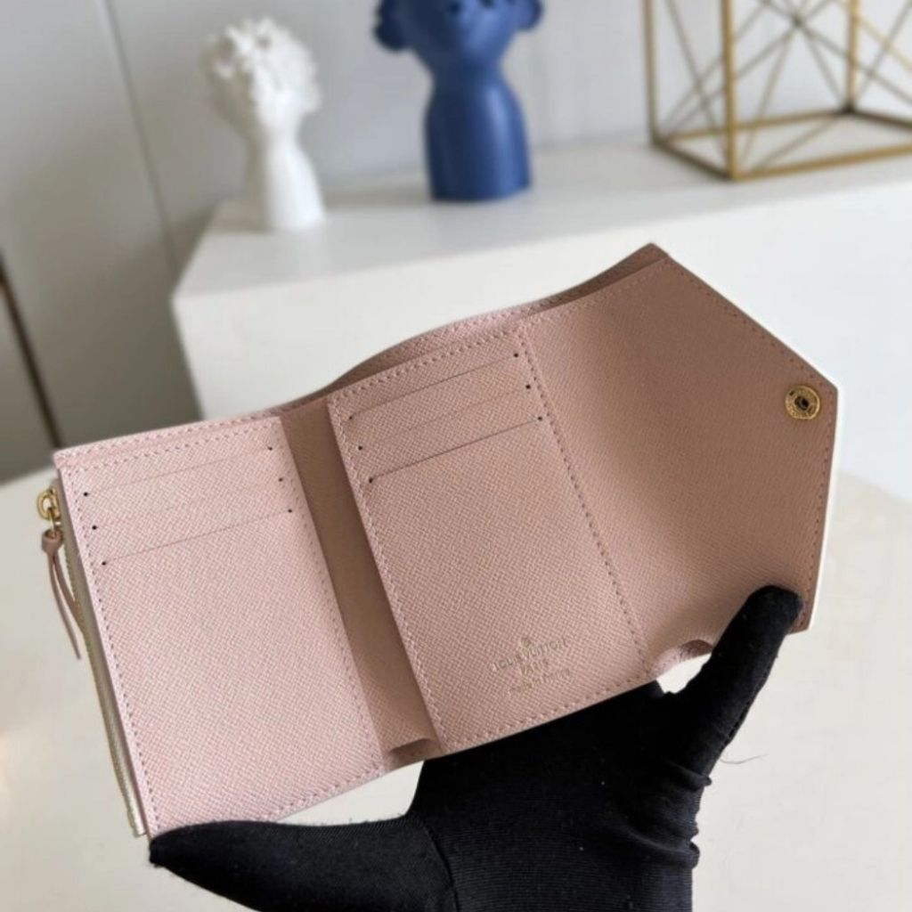 Louis Vuitton Victorine Wallet Rose Ballerine Pink 12Cm N64022 - Image 5