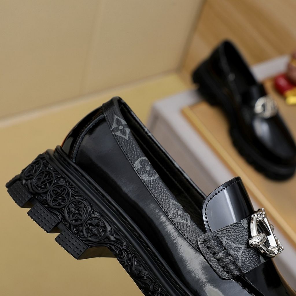 Louis Vuitton Baroque Loafers Black 1AB8UL - Image 4