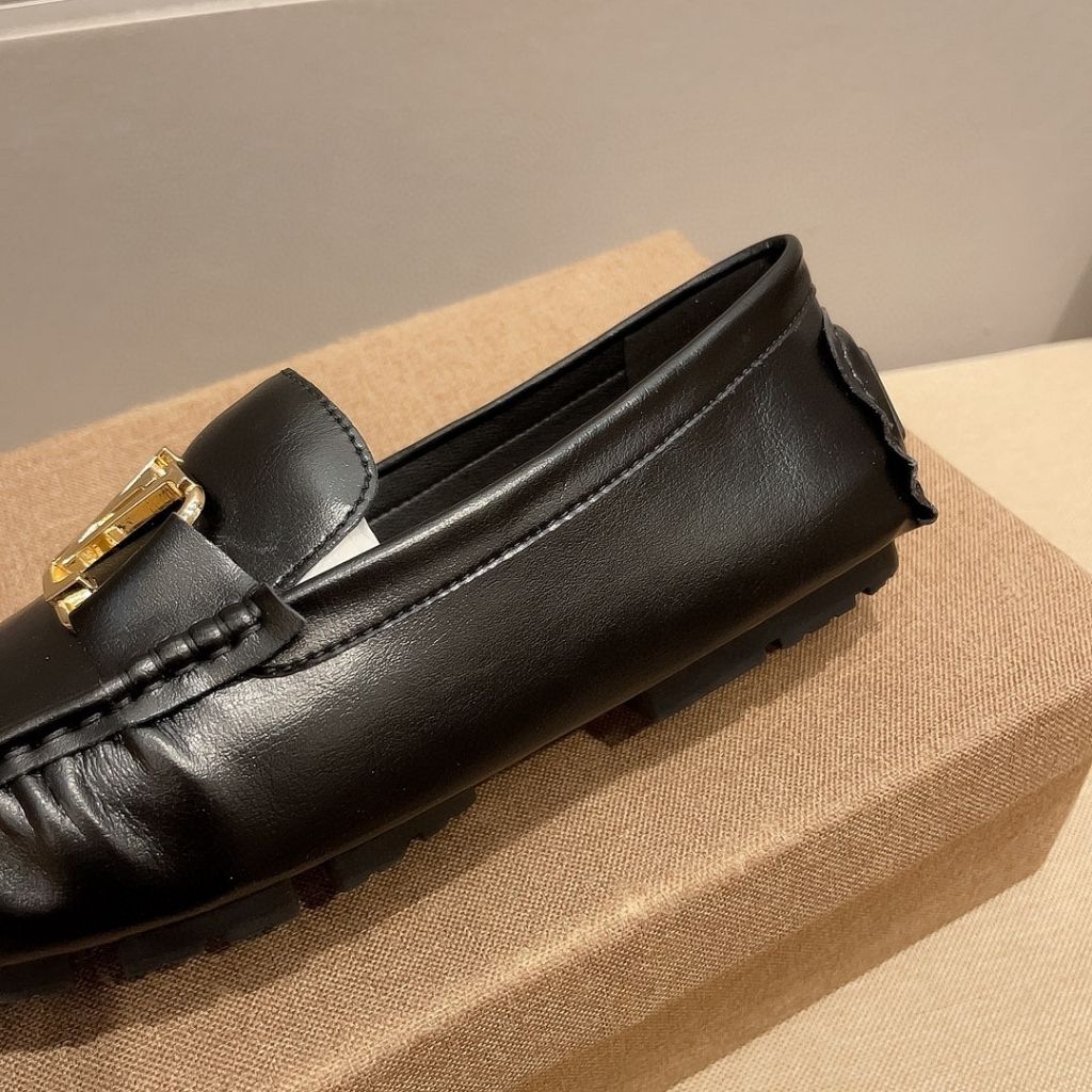 Louis Vuitton Monte Carlo Moccasins Gold Black 1A3K23 - Image 4