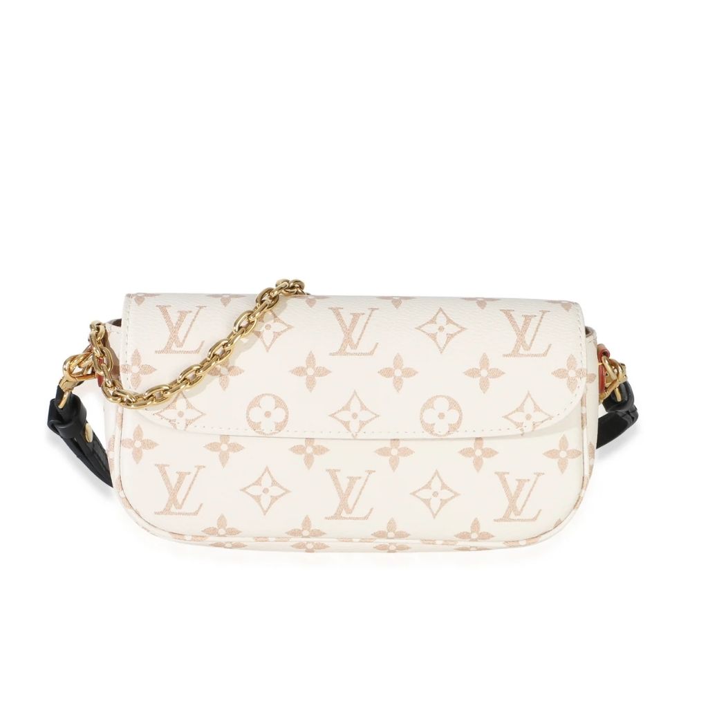 Louis Vuitton Dune Monogram Canvas Ivy Wallet On Chain Cream 22Cm M83091