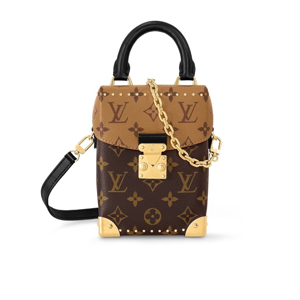 Louis Vuitton Monogram Camera Box Brown 12.5Cm M82465