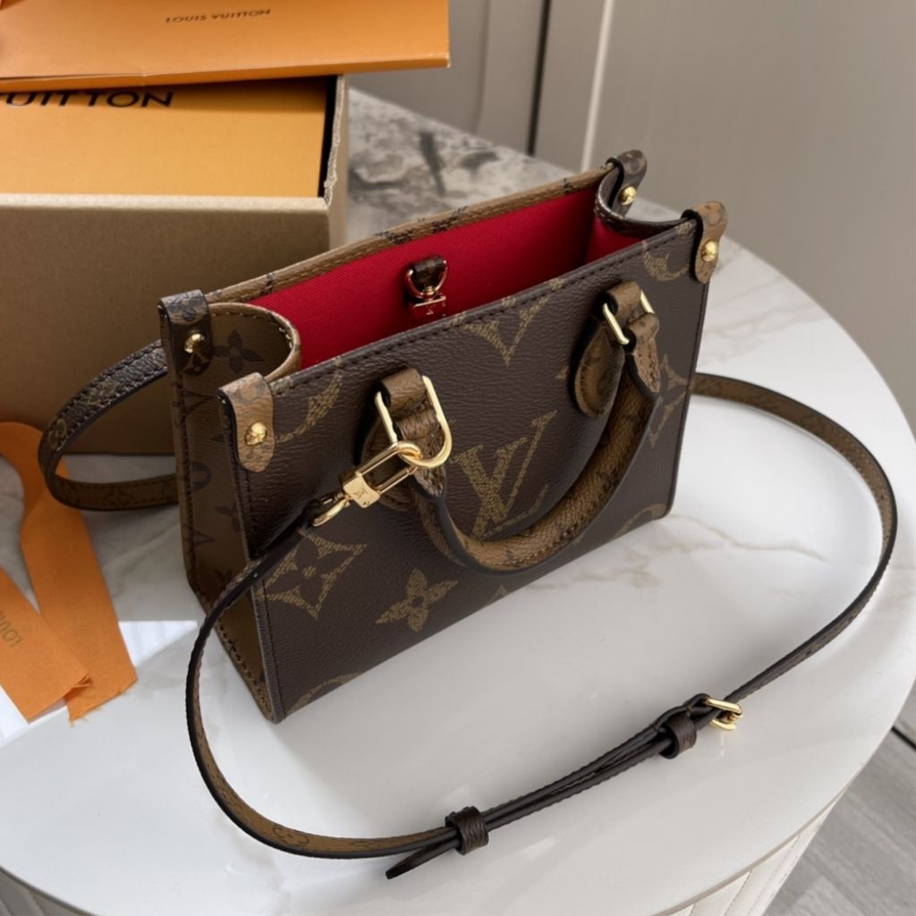 Louis Vuitton Onthego BB Dark Brown 18Cm M46839 - Image 3