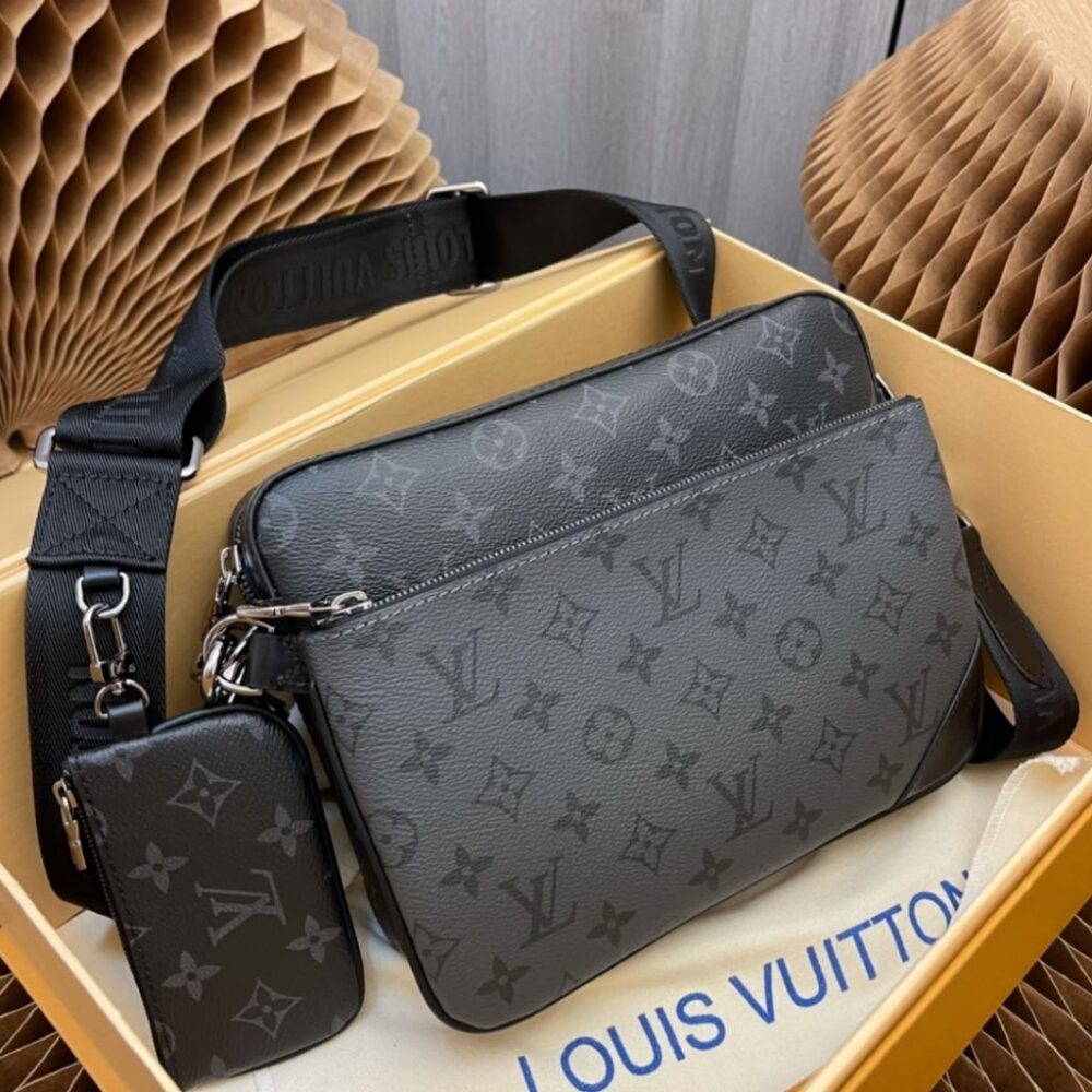 Alternative view of Louis Vuitton Trio Messenger Monogram Eclipse 25Cm M69443