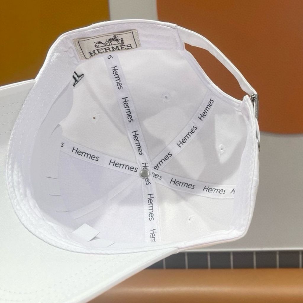 Hermes Nevada H'Cheval Cap White - Image 6